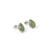 Verdant Teardrop – Green Jade Teardrop Stud Earrings in Sterling Silver