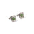 Jade Radiance – Octagon Jade Stud Earrings in Sterling Silver