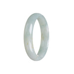 Genuine Grade A Green Traditional Jade Bracelet - 56mm Half Moon