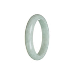 Certified Grade A Green Traditional Jade Bracelet - 55mm Half Moon