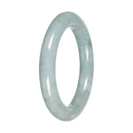 Genuine Light Green Traditional Jade Bangle - 52mm Round