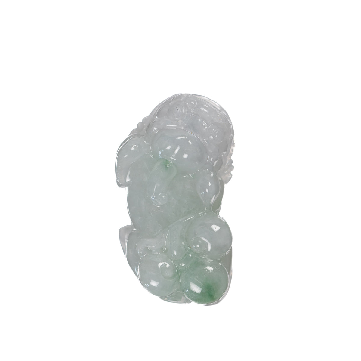 Natural PiXiu Jadeite Jade Pendant - Certified Burmese Jade