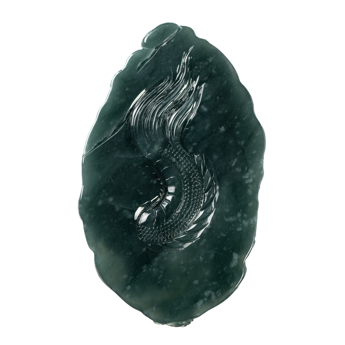 Auspicious Beasts Jade Dragon Pendant