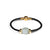 Lene Leather Jade Bracelet - Carved Jade Barrel Bracelet