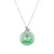 Burmese Jadeite Disc Pendant - Ribbion
