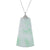 18K White Gold Burmese Jade Pendant