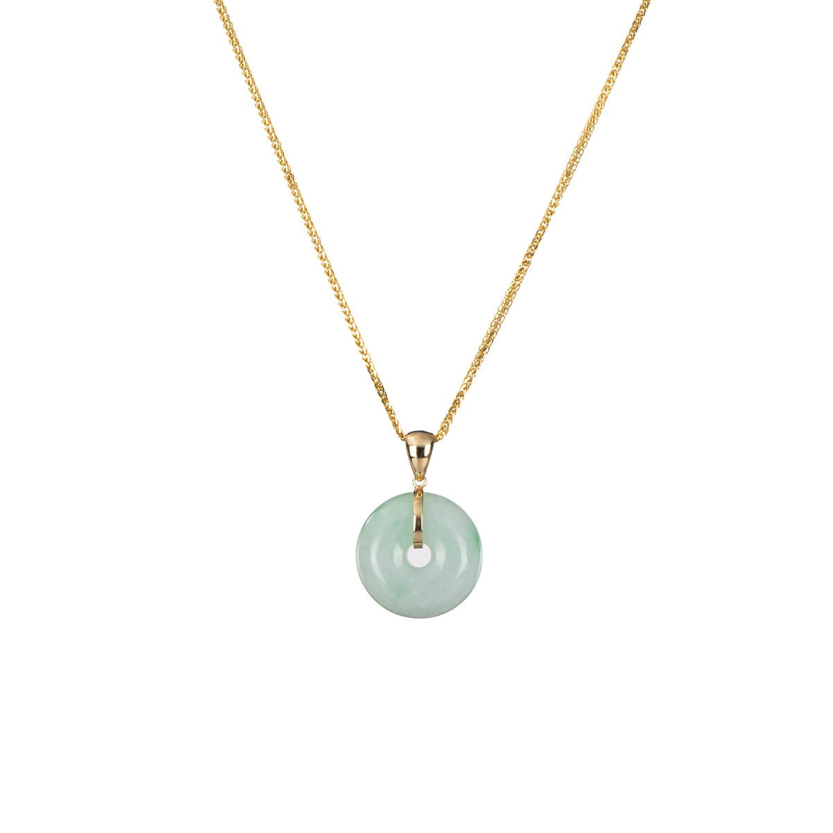 Petite Jade Donut Pendant - Kandy Donut