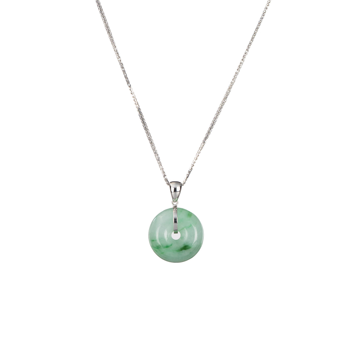 Burmese Jadeite Jade Necklace - Kandy Donut