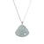 18K White Gold Laughing Buddha Jadeite Jade Pendant
