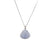 Mini Lavender Laughing Buddha Jade Pendant in Diamonds