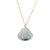 18K Rose Gold Happy Buddha Jadeite Jade Necklace