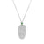 18K White Gold Icy White Leaf Jade Pendant