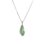 Lucky Jade Fish Pendant - Genuine Jadeite
