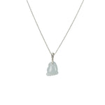 White Baby Foot Carving Jade Pendant