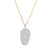 18K Yellow Gold Jadeite Jade Leaf Necklace