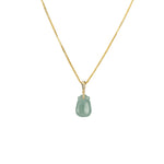 Mini Green Jadeite Jade Pouch Pendant