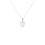 Sereniti Jadeite Jade Heart Pendant with 18K Gold Bail - Small