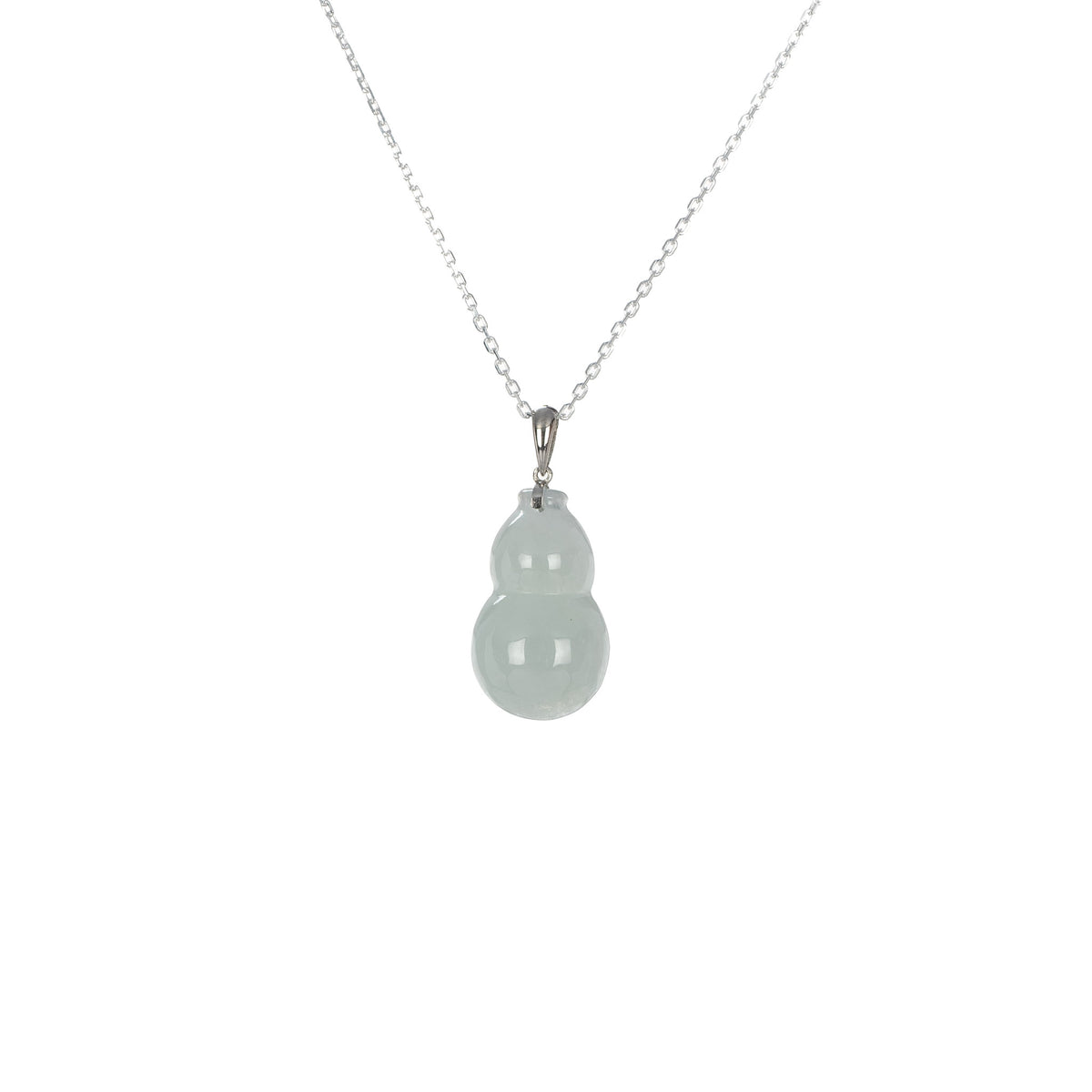 Sereniti Jadeite Jade Hulu Pendant with 18ct Gold