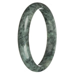 79.3mm Grey Patterns Jade Bangle Bracelet
