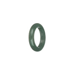 Certified Green Burmese Jade Ring- US 8
