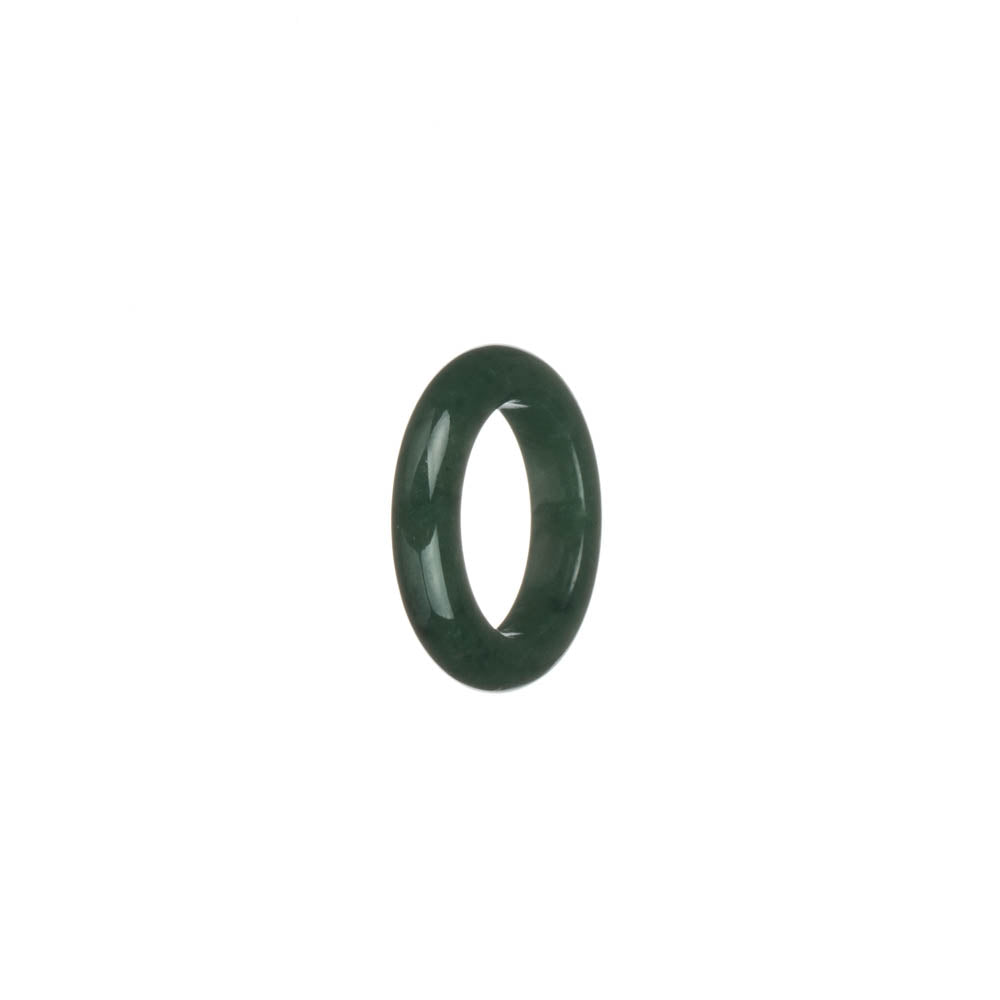 Genuine Dark Green Jade Band - US 4.75