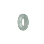 Authentic White Jadeite Jade Band - US 7