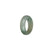 Genuine Green and White Burmese Jade Ring - US 9