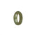Real Olive Green Jade Ring  - US 10