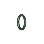 Real Green with Apple Green Patches Burma Jade Band - US 7.5