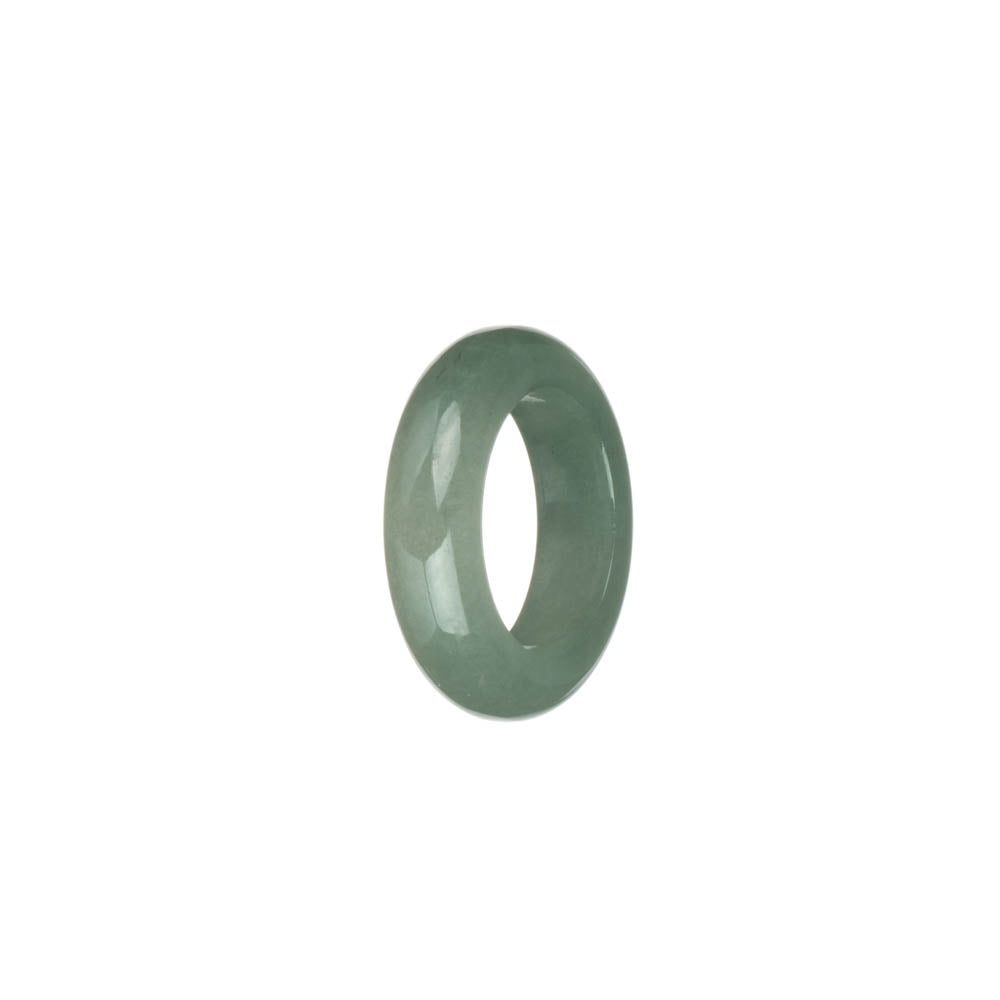 Real Light Green Burma Jade Ring- US 7