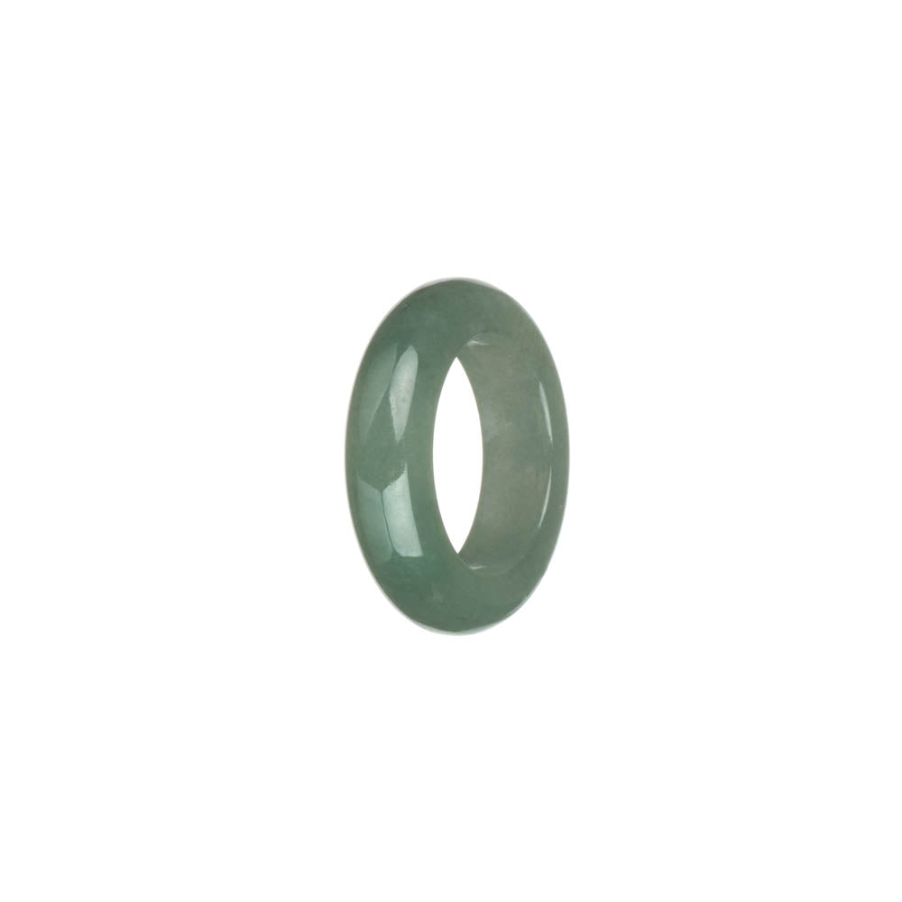 Real Light Green Burma Jade Ring- US 7