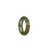Real Olive Green Jade Ring  - US 7.75