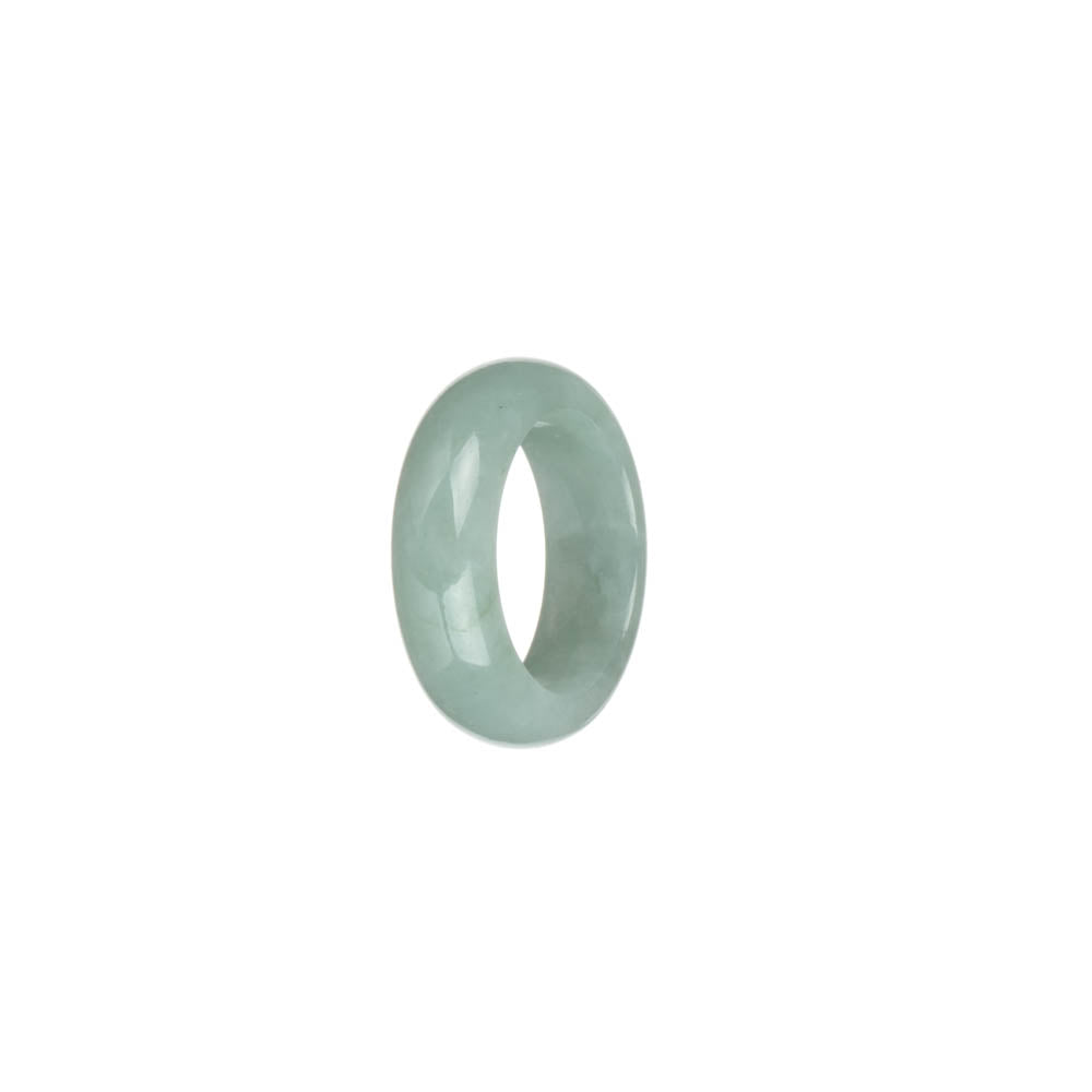 Certified Pale Green Jadeite Jade Ring- US 6