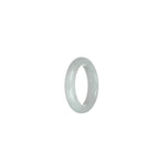 Genuine Icy White Jade Ring- US 6