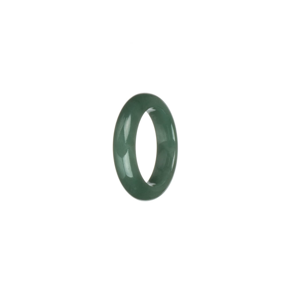 Certified Green Jade Ring - US 7.25