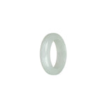 Genuine White Burma Jade Band - US 9.25