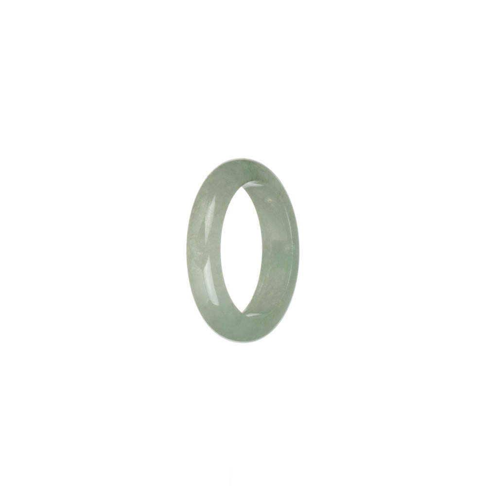 Genuine Pale Green Jade Band - US 8.25