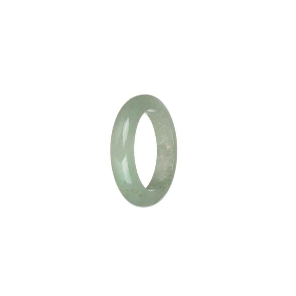Genuine Pale Green Jade Band - US 8.25