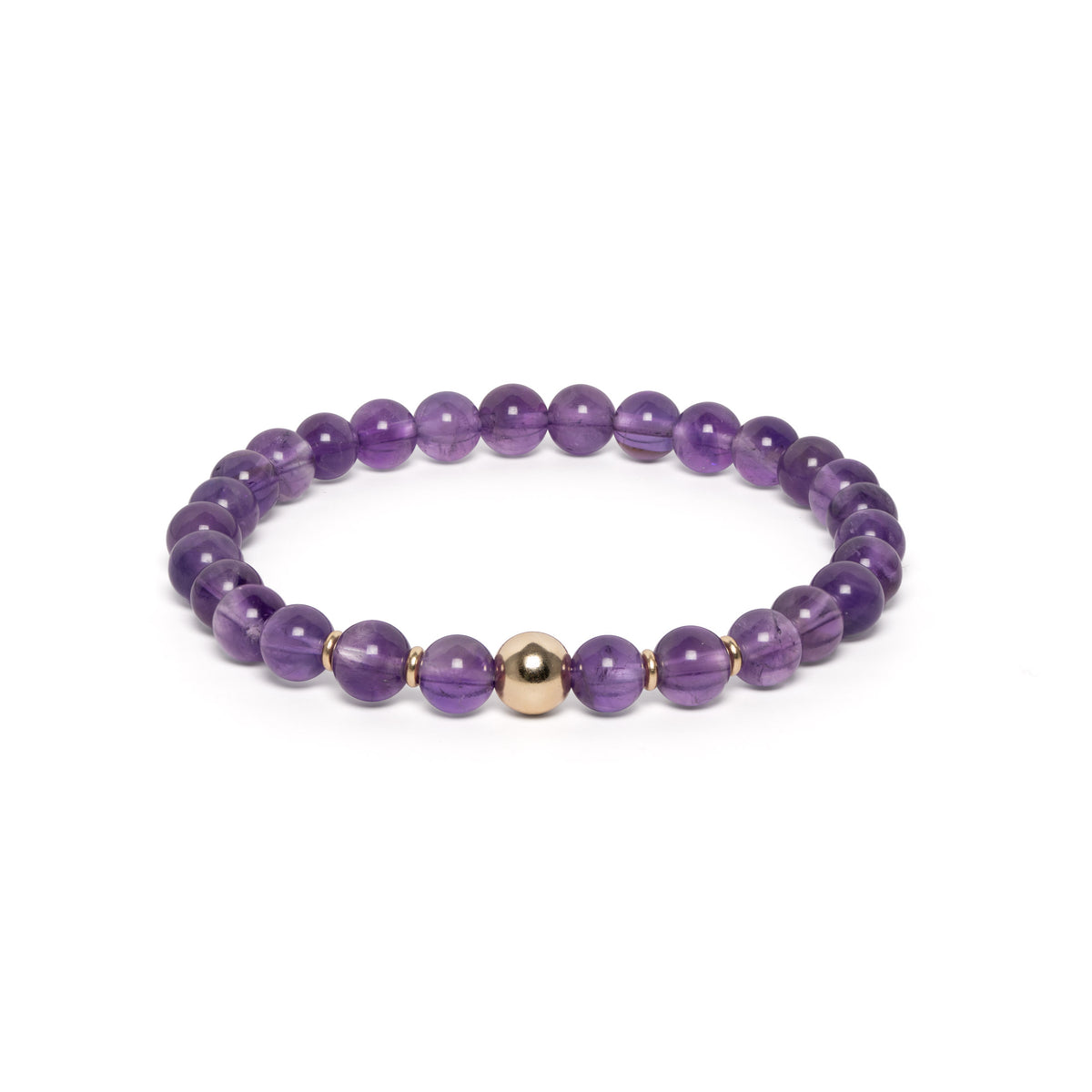 The Solitaire Bracelet with Amethyst