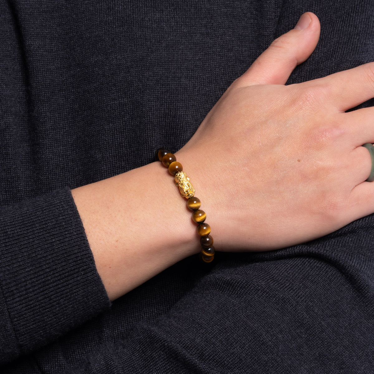 The Fortune Pixiu Bracelet with Tiger’s Eye
