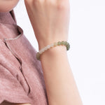 The Classic Bracelet with Gradient Nephrite Jade