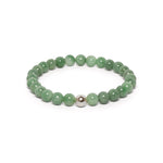 The Solitaire Bracelet with Misty Green Burmese Jadeite Jade