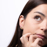 Jade Petal – Marquise Green Jade Stud Earrings in Gold Plated Sterling Silver