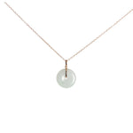 Kandy Disc Classic Jade Pendant - Green