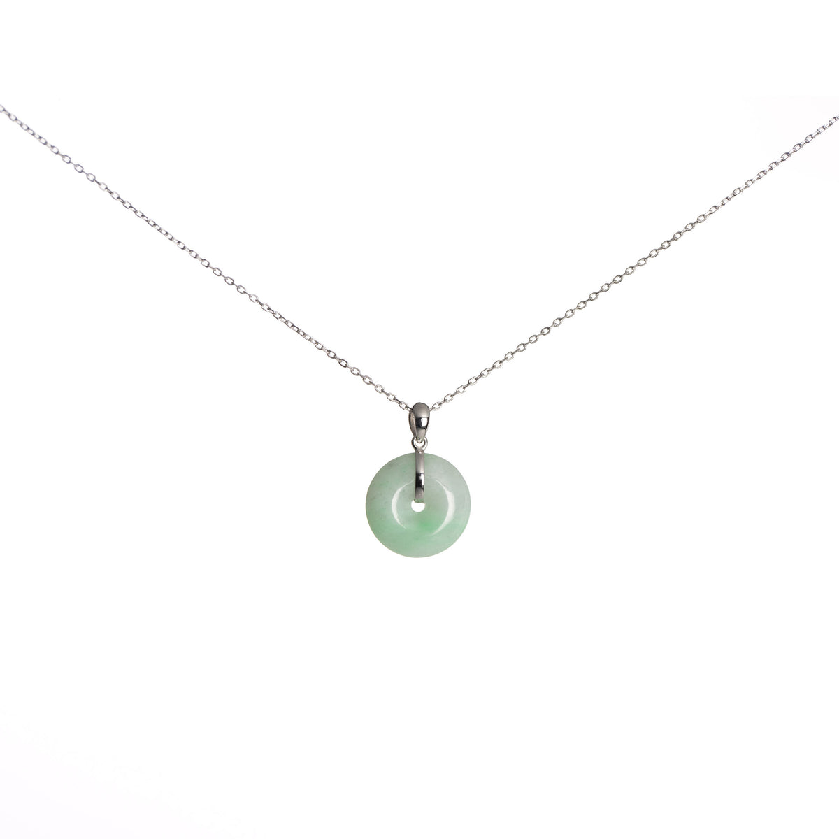 Kandy Donut Classic Jade Pendant - Green