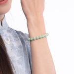 The Classic Bracelet with Light Green Jadeite