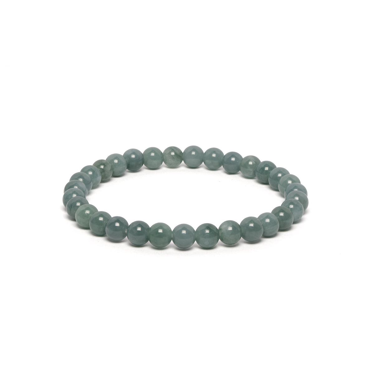 The Classic Bracelet with Sea Green Guatemalan Jadeite