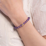 The Solitaire Bracelet with Amethyst