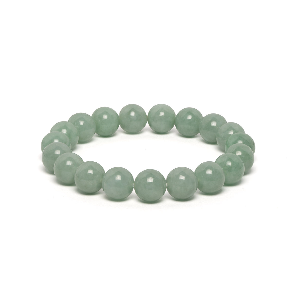 The Classic Bracelet with Spring Green Jadeite Jade