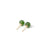 Golden Dew Studs – Nephrite Jade Earrings in 18K Yellow Gold